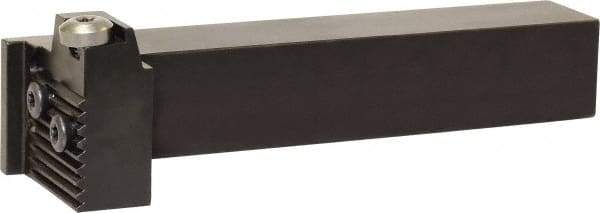 Kyocera - KGDS, External, Left Hand, 10.0076mm Max Depth of Cut, 2.9972mm Max Groove Width, Indexable Grooving Tool Holder - Multiple Insert Compatibility, 1" Shank Height, 1" Shank Width, 5.79" OAL - All Tool & Supply