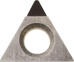 Kyocera - TPMH220.5 Grade KPD001 Polycrystalline Diamond (PCD) Turning Insert - Uncoated, 60° Triangle, 1/4" Inscr Circle, 1/8" Thick, 0.008" Corner Radius - All Tool & Supply