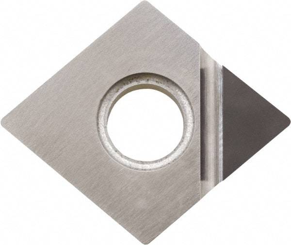 Kyocera - CNMM433 Grade KPD010 Polycrystalline Diamond (PCD) Turning Insert - Uncoated, 80° Diamond, 1/2" Inscr Circle, 3/16" Thick, 3/64" Corner Radius - All Tool & Supply