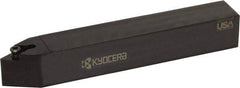 Kyocera - SDNC, Neutral Cut, 63° Lead Angle, 3/4" Shank Height x 3/4" Shank Width, Neutral Rake Indexable Turning Toolholder - 5" OAL, DC.. Insert Compatibility, Series SDNC - All Tool & Supply