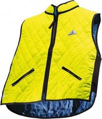 Techniche - Size L, High Visibility Lime Cooling Vest - Zipper Front, Nylon, HyperKewl - All Tool & Supply