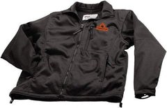 Techniche - Size M Heated & Water Resistant Jacket - Black, Nylon & Polyester, Zipper Closure - All Tool & Supply