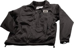 Techniche - Size L Heated & Water Resistant Jacket - Black, Nylon & Polyester, Zipper Closure - All Tool & Supply