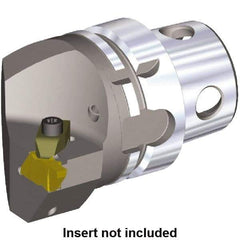 Kennametal - Insert Style NG 3L, 70mm Head Length, Right Hand Cut, Internal/External Modular Threading Cutting Unit Head - System Size KM4X63, 43mm Center to Cutting Edge, Series NE - All Tool & Supply