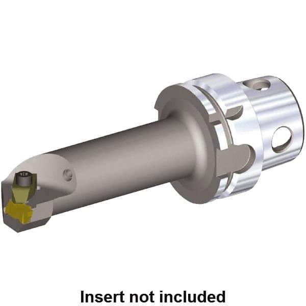 Kennametal - Insert Style NG 3R, 140mm Head Length, Left Hand Cut, Internal Modular Threading Cutting Unit Head - System Size KM4X63, 22mm Center to Cutting Edge, Series NE - All Tool & Supply