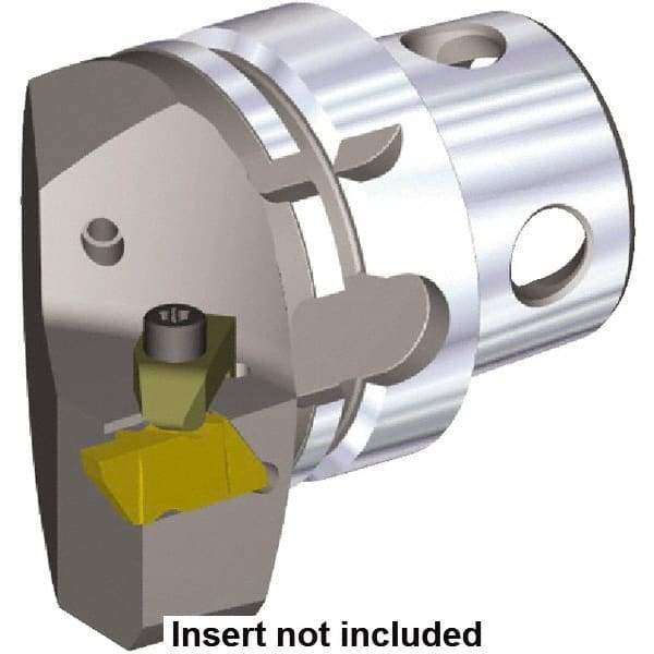 Kennametal - Insert Style NG 3L, 70mm Head Length, Left Hand Cut, External Modular Threading Cutting Unit Head - System Size KM4X63, 43mm Center to Cutting Edge, Series NS - All Tool & Supply