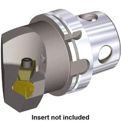 Kennametal - Insert Style NG 6L, 100mm Head Length, Right Hand Cut, Internal/External Modular Threading Cutting Unit Head - System Size KM4X100, 63mm Center to Cutting Edge, Series NE - All Tool & Supply