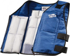 Techniche - Size 2XL, Blue Cooling Vest - Zipper Front, Nomex - All Tool & Supply