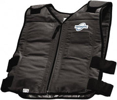 Techniche - Size 2XL, Black Cooling Vest - Zipper Front, Cotton - All Tool & Supply