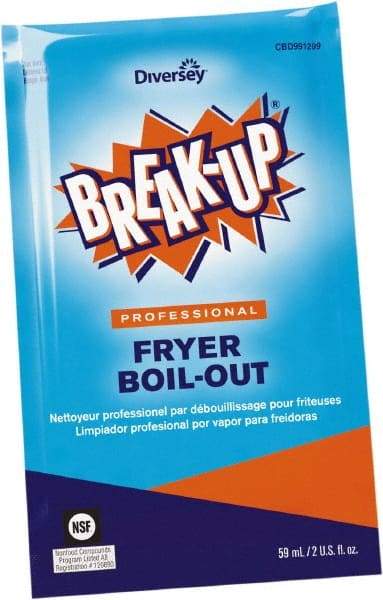 Break-Up - 2 oz Packet Cleaner/Degreaser - Liquid, Disinfectant, Unscented - All Tool & Supply