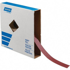 Norton - 1-1/2" x 50 Yd 80 Grit Aluminum Oxide Shop Roll - J Weighted Backing - All Tool & Supply