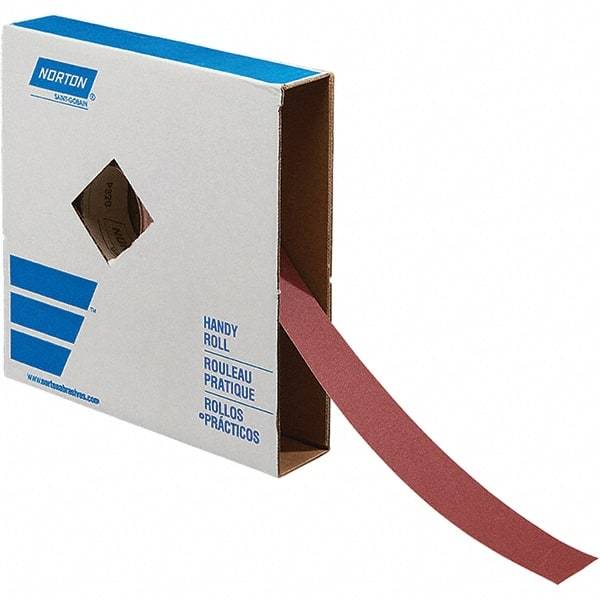 Norton - 2" x 50 Yd 400 Grit Aluminum Oxide Shop Roll - J Weighted Backing - All Tool & Supply