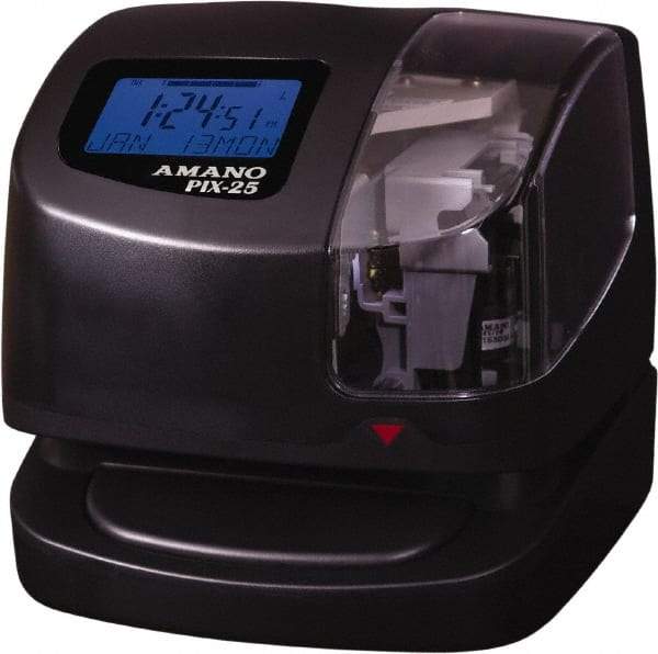 Amano - Time Clocks & Time Recorders Punch Style: Manual/Automatic Power Source: 115V 60 Hz AC - All Tool & Supply