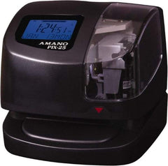 Amano - Time Clocks & Time Recorders Punch Style: Manual/Automatic Power Source: 115V 60 Hz AC - All Tool & Supply