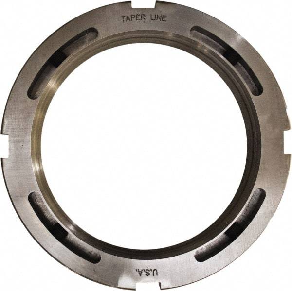 Taper Line - 3.730-12 Thread, 4-9/16" Bore Diam, 4-15/16" OD, Shaft Locking Device - 0.718" OAW - All Tool & Supply