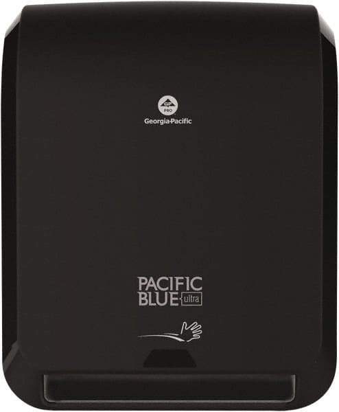 Georgia Pacific - Hands Free, Plastic Paper Towel Dispenser - 16.8" High x 12.9" Wide x 9" Deep, 1 Roll with Stub, Black - All Tool & Supply