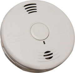 Kidde - Smoke & Carbon Monoxide (CO) Alarms; Alarm Type: Smoke ; Power Source: Battery ; Sensor Type: Electrochemical; Photoelectric ; Mount Type: Ceiling ; Interconnectable: Non-Interconnectable ; Battery Chemistry: Lithium-Ion - Exact Industrial Supply