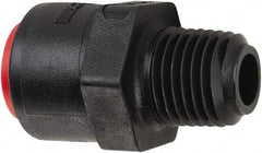 Parker - 1/4" Kynar Check Valve - Inline, Push-to-Connect x MNPT, 300 WOG - All Tool & Supply