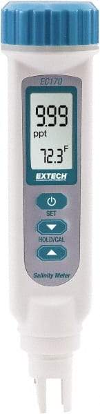 Extech - Salinity Meter - 32 to 122°F, Salinity Probe - All Tool & Supply