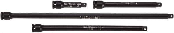 GearWrench - 3/8" Drive Socket Extension Set - 4 Pieces, Includes 6, 10, 3, 15" Lengths - All Tool & Supply