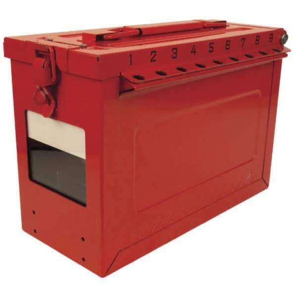 Master Lock - Group Lockout Boxes Portable or Wall Mount: Portable Maximum Number of Padlocks: 19 - All Tool & Supply