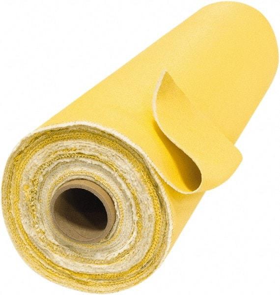 Steiner - 5' Wide x 0.05" Thick Acrylic Coated Fiberglass Welding Blanket - Gold, Grommet - All Tool & Supply