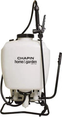 Chapin - 4 Gal Chemical Safe Garden Backpack Sprayer - Use with Cleaners/Degreasers, Polyethylene Tank, Wide Mouth, Reinforced Hose - All Tool & Supply