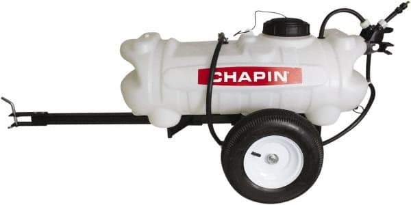 Chapin - 15 Gal Tow Behind Sprayer - Polyethylene Tank, 15' Reinforced Hose with Brass Wand - All Tool & Supply