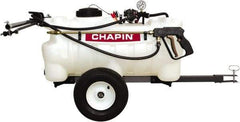 Chapin - 25 Gal Tow Behind Sprayer - Polyethylene Tank, 15' Reinforced Hose with Brass Wand - All Tool & Supply