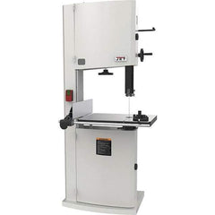 Jet - 20" Throat Capacity, Step Pulley Vertical Bandsaw - 2,530/4,850 SFPM, 5 hp, Single Phase - All Tool & Supply