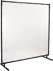 Steiner - 6' Wide x 6' High, 16mm Thickness, Vinyl Portable Welding Screen - Clear - All Tool & Supply