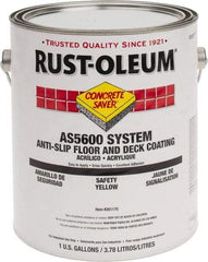 Rust-Oleum - 1 Gal Safety Yellow Gloss Finish Antislip Coating - 60 to 70 Sq Ft per Gal, Interior/Exterior - All Tool & Supply