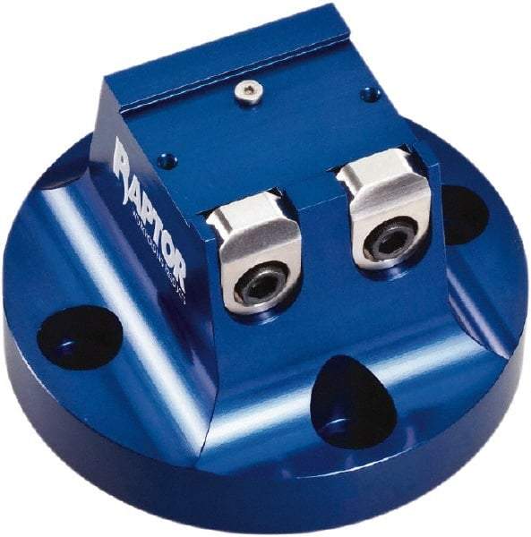 Raptor Workholding - 3" High x 5" Wide Dovetail Vise - 1-1/2" Jaw Opening Capacity, 1/8" High x 2.35" Wide Jaw, For 4 & 5 Axis Workholding Systems - All Tool & Supply