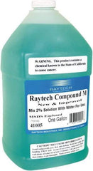 Raytech - 1 Gal Compound M Tumbling Media Additive Liquid - For Burnishing, Wet Operation - All Tool & Supply