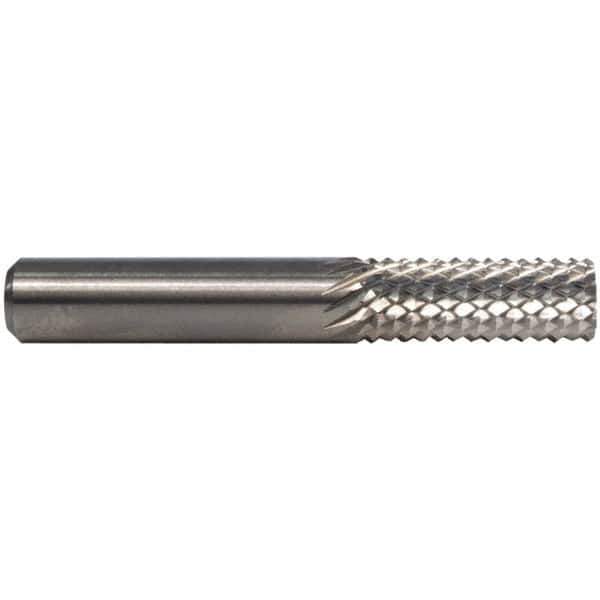 M.A. Ford - 3mm Diam, Plain End, Solid Carbide Diamond Pattern Router Bit - 1-1/2" OAL - All Tool & Supply