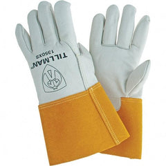 TILLMAN - Welder's & Heat Protective Gloves - 4" NATRL/TAN XSM 1/PR COWHIDE MIG WELDING GLV - All Tool & Supply