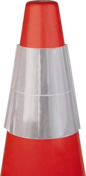 PRO-SAFE - 6" Wide Cone Collars - 0.1 Lb, White - All Tool & Supply