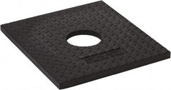 PRO-SAFE - 14" Wide x 3" High Rubber Delineator Base - 10 Lb, Black - All Tool & Supply