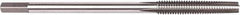 Union Butterfield - 5/16-18 UNC, 4 Flutes, Bright Finish, Nut Tap - 5-1/2" Overall Length, 1-13/16" Thread Length - Exact Industrial Supply