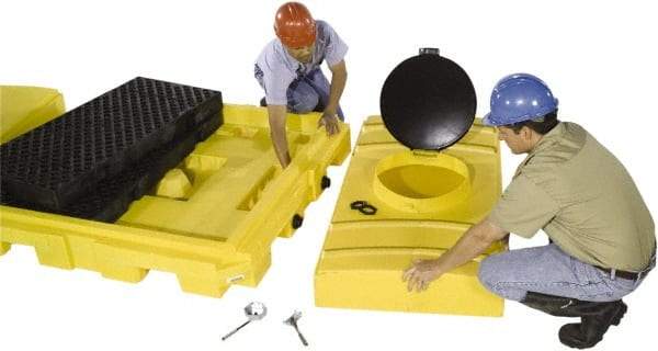 UltraTech - 280 Gallon Sump, IBC Pallet - 62 Inch Long x 62 Inch Wide x 30 Inch High, 2 Totes - All Tool & Supply