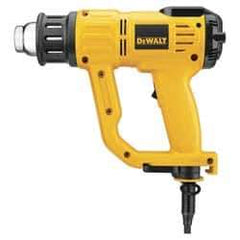 DeWALT - 115 to 1,100°F Heat Setting, 17.7 CFM Air Flow, Heat Gun - 120 Volts, 13 Amps, 1,550 Watts, 10' Cord Length - All Tool & Supply