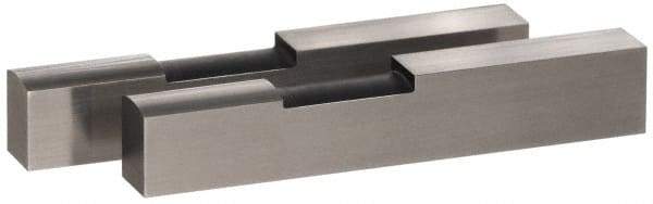 SPI - 2.945 Inch Overall Length, 0.512 Inch Jaw Thickness, 0.5 Inch Radius, Gage Block Cylindrical Jaws - Radius 0.00003 Inch, Pair 0.00004 Inch Accuracy, Sold As Pair, For Use with Rectangular Gage Blocks, 2 Pieces - All Tool & Supply