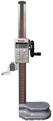 SPI - 24" Electronic Height Gage - 0.0005" Resolution, Accurate to 0.003", LCD Display - All Tool & Supply