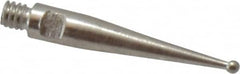 SPI - 1mm Ball Diameter, Steel, Ball Test Indicator Contact Point - All Tool & Supply