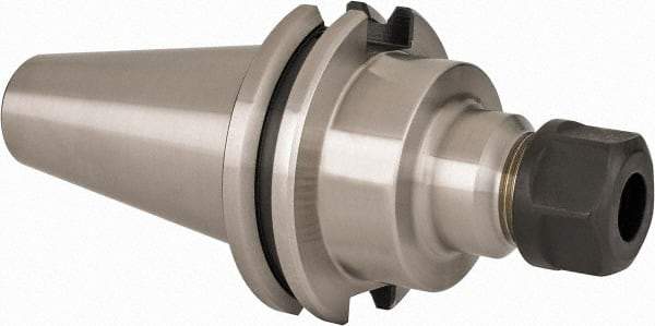 HAIMER - 0.5mm to 10mm Capacity, 3.94" Projection, CAT40 Taper Shank, ER16 Collet Chuck - 0.0001" TIR, Through-Spindle & DIN Flange Coolant - Exact Industrial Supply