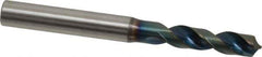 OSG - 8.1mm 120° Spiral Flute Vanadium High Speed Steel Screw Machine Drill Bit - WD1 Finish, Right Hand Cut, 37mm Flute Length, 87mm OAL, Four Facet Point, Straight Shank - All Tool & Supply