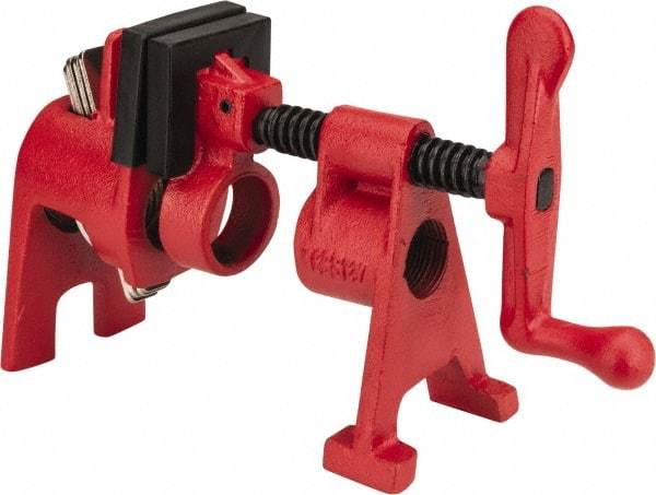 Bessey - 3/4" Pipe, 1-11/16" Throat Depth, 1-11/16" Clamp Face, H Style Pipe Clamp - All Tool & Supply