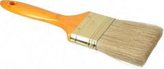 Premier Paint Roller - 2-1/2" Flat Hog Varnish Brush - 2-3/4" Bristle Length, 7" Wood Handle - All Tool & Supply