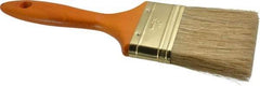 Premier Paint Roller - 3" Flat Hog Varnish Brush - 3" Bristle Length, 7-1/2" Wood Handle - All Tool & Supply