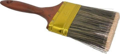 Premier Paint Roller - 4" Flat Synthetic Varnish Brush - 3-1/2" Bristle Length, 6" Wood Handle - All Tool & Supply